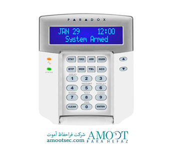 کیپد دزدگیر پارادوکس +K641 با صفحه نمایش LCD 
