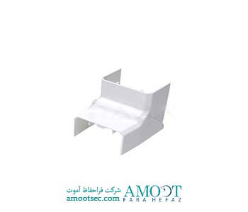 زاویه داخلی 50*100 داکت پلاستیکی ساده